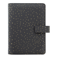 Diář Filofax A6 Confetti Charcoal
