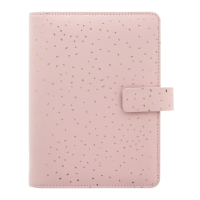 Diář Filofax A6 Confetti Rose Quartz