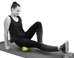 Masážní míček TWINSOFT LIFEFIT® 18x10cm