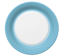 Papírový talíř Light Blue 8ks