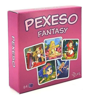 Pexeso v papírové krabičce Pohádky