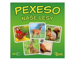 Pexeso v papírové krabičce Naše lesy