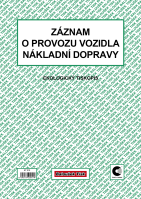 Záznam o provozu vozidla nákladní dopravy A4-stazka