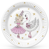 Papírové talíře Ballerina 8ks