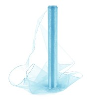 Organza 9,14m světle modrá