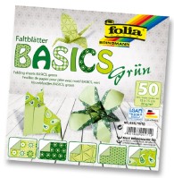 Papír na origami Basics zelený