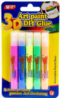 Glitrové lepidlo 3D 5ks