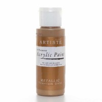 Akrylové barvy Artiste 59ml metal zlatá