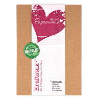 Papír na scrapbooking 12x17cm 280g/m2 20ks Kraftstax