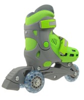 Kolečkové brusle TRISKATE BASIC vel.XS (27-30), zelené