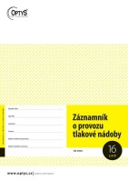 Záznam o provozu tlaková nádoby