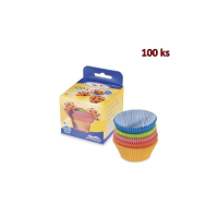 Cukrářské košíčky 50x27mm 100ks barevné