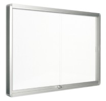 Vnitřní vitrína uzamykatelná posuvné dveře 27xA4/2026x967mm
