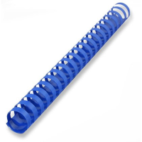 Hřbet pro kroužkovou vazbu 38mm 340ls modrý