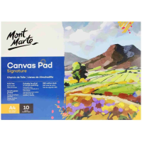 Blok A4 s malířským plátnem Mont Marte 10ls