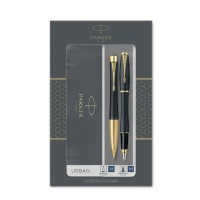 Sada plnicí pero a kuličkové pero Parker Urban Matt Black GT