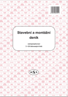 Tiskopisy MSK stavební deník NCR montážní/401