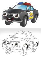 Omalovánky A5 Auta