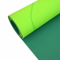 Podložka LIFEFIT® YOGA MAT LOTOS DUO, 183x58x0,6cm, zelená