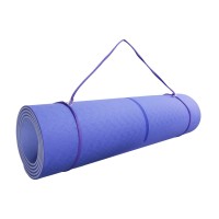 Podložka LIFEFIT® YOGA MAT LOTOS DUO, 183x58x0,6cm, modrá