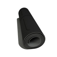 Podložka LIFEFIT® YOGA MAT LOTOS DUO, 183x58x0,6cm, černá