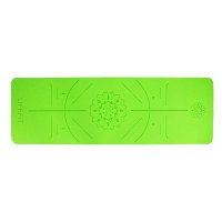 Podložka LIFEFIT® YOGA MAT RELAX DUO, 183x58x0,6cm, zelená
