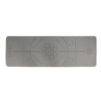 Podložka LIFEFIT® YOGA MAT RELAX DUO, 183x58x0,6cm, černá
