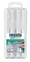 Popisovač Centropen 2646 OHP F smývatelný sada 4ks