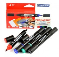 Permanentní popisovač Centropen 1666 sada 4ks