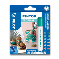 Pilot Pintor M Tropical sada popisovačů 6 barev