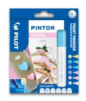Pilot Pintor M Pastel sada popisovačů 6 barev