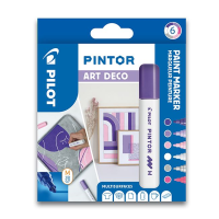 Pilot Pintor M Art Deco sada popisovačů 6 barev