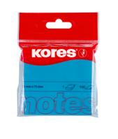 Samolepicí bloček Kores 100ls modrý