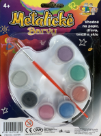Akrylové barvy metalické