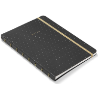 Zápisník A5 Filofax Notebook Moonlight Černá