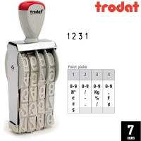 Číslovačka Trodat