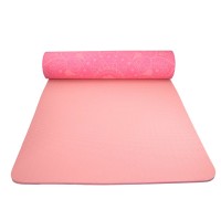 Podložka LIFEFIT® YOGA MAT MANDALA DUO, 183x58x0,6cm, růžová