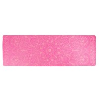 Podložka LIFEFIT® YOGA MAT MANDALA DUO, 183x58x0,6cm, růžová