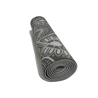 Podložka LIFEFIT® YOGA MAT MANDALA DUO, 183x58x0,6cm, černá