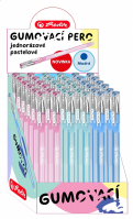 Gumovací pero Herlitz pastelové mix