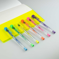 Sada gelová pera Kores Pen Neon 6ks