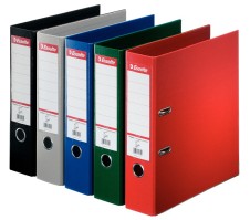 Pákový pořadač A4 80mm PP Esselte Plus M černý