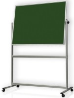 Tabule oboustranná pojízdná s kolečky 900x1200mm zelená