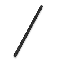 Hřbet pro kroužkovou vazbu 12mm 80ls černý