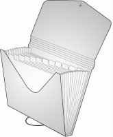 Organizér A4 PP zelený