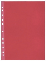Euro obal A4 55µ 100ks červený