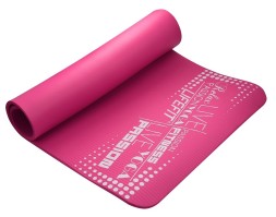 Podložka LIFEFIT® YOGA MAT EXKLUZIV , 100x58x1cm, světle růžová