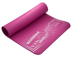 Podložka LIFEFIT® YOGA MAT EXKLUZIV , 100x58x1cm, bordó