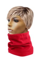 Multifunkční šátek 2v1 Fleece, červený