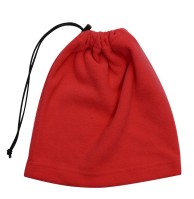 Multifunkční šátek 2v1 Fleece, červený